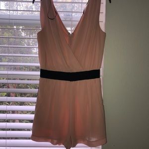 Coral pink Romper